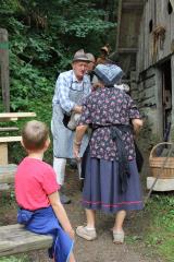 Mletje žita v Žagerskem mlinu